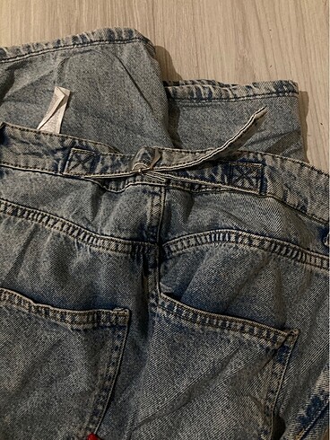 38 Beden Belden ayarlanabilir jean