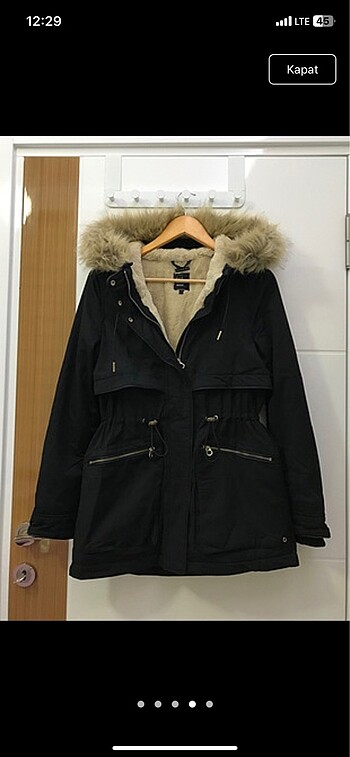 Zara kapüşonlü parka