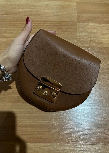 Marjin Kahverengi askılı kol çantası