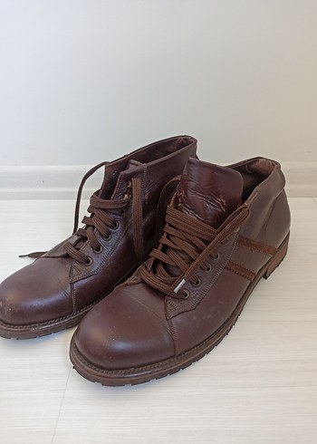 Kahverengi Deri Erkek Bot - Görsel 2