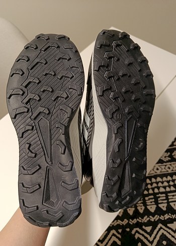 Erkek Siyah Desenli Bağcıklı Spor Ayakkabı - Görsel 3