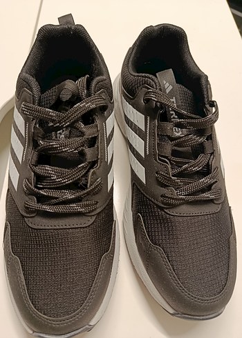 Gri Çizgili Erkek Spor Ayakkabı - Görsel 5