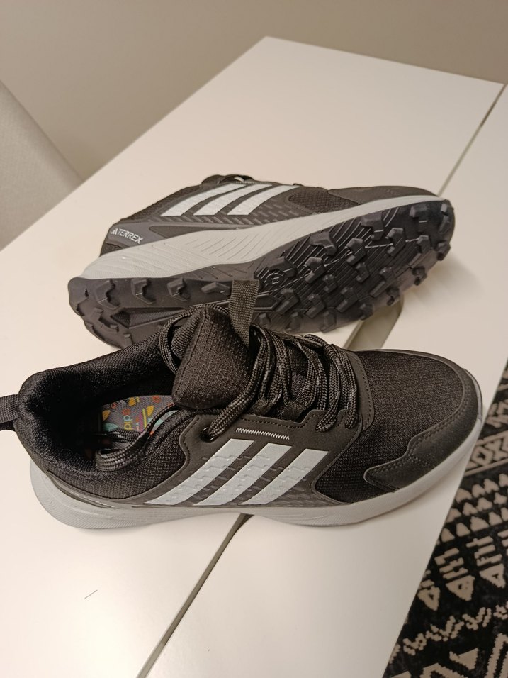 Gri Çizgili Erkek Spor Ayakkabı - Görsel 2