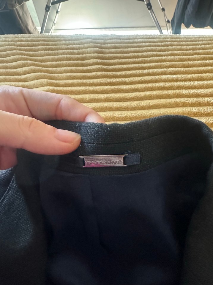 Düğmeli Koyu Mavi Erkek Takım Ceketi - Görsel 3