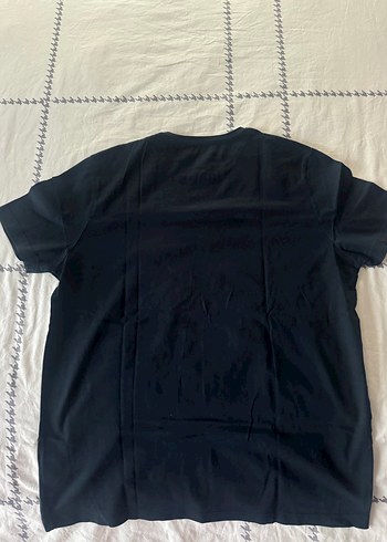 Erkek Siyah Baskılı Pamuklu Tişört - Görsel 3