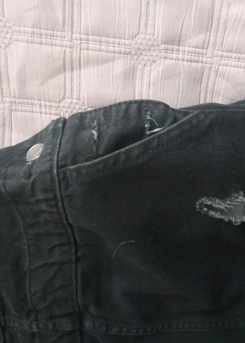 kadın Siyah kot Tulum Elbise - Görsel 7