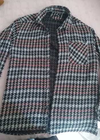 Düğmeli Gri erkek Gömlek - Görsel 2