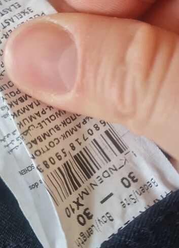 30 Beden lacivert Renk Kadın kot pantolon 
