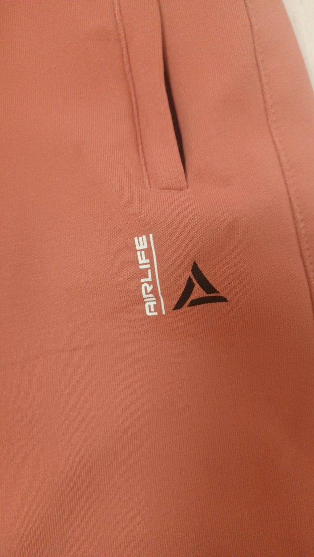 Bej erkek Rahat Kesim Eşofman Altı - Görsel 5