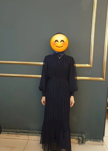Diğer janjanlı pileli tesettür Elbise