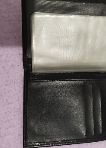 Siyah Parlak Deri erkek Cüzdanı - Görsel 3