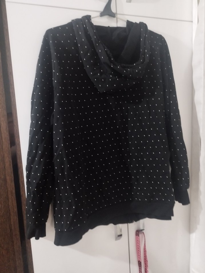 Siyah Kadın Fermuarlı Günlük Ceket - Görsel 2