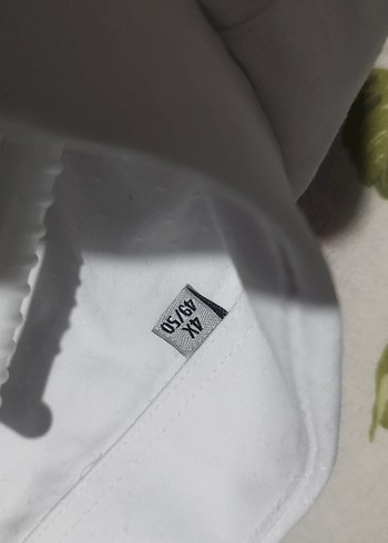 Erkek Beyaz Kiğılı Uzun Kollu Gömlek - Görsel 4