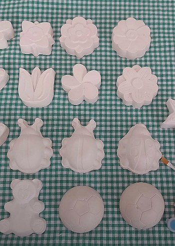 Beyaz taş boyama seti - Görsel 8