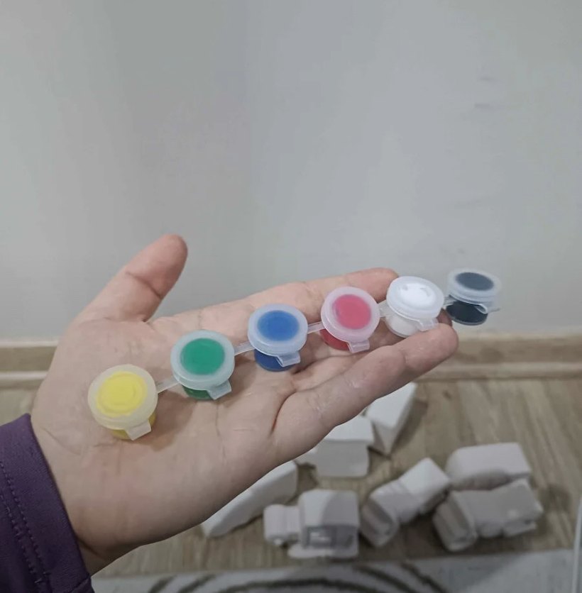 Taşıtlar taş boyama seti - Görsel 4