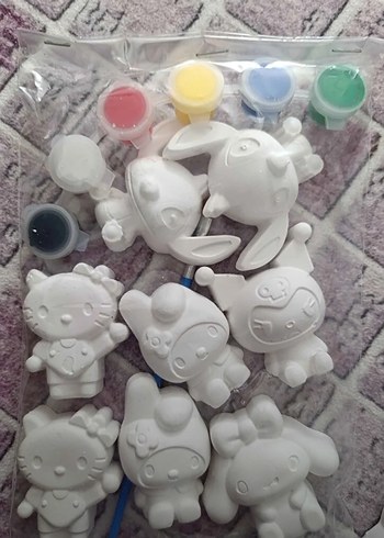 Karakter Figür Boyama Seti - Görsel 3