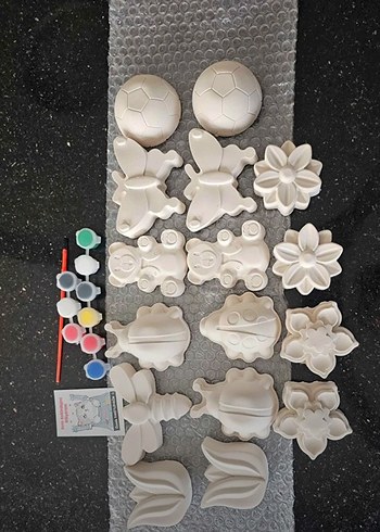 Renkli Boyama Seti taş boyama - Görsel 5