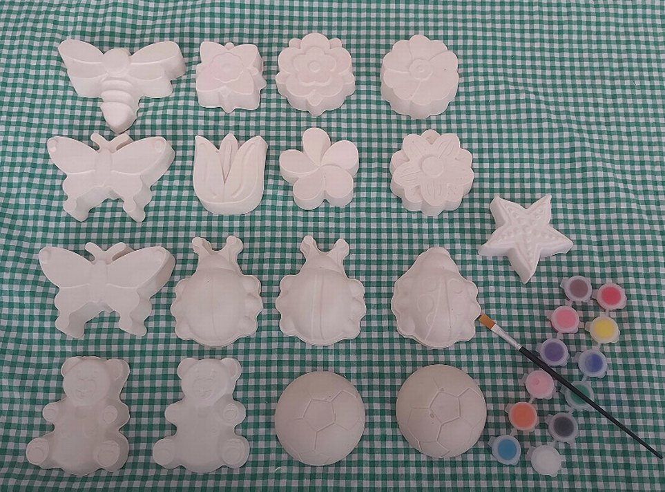 Renkli Boyama Seti taş boyama - Görsel 3