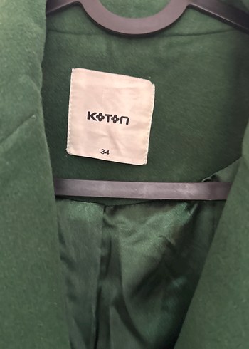 34 Beden Yeşil Oversize Kaban