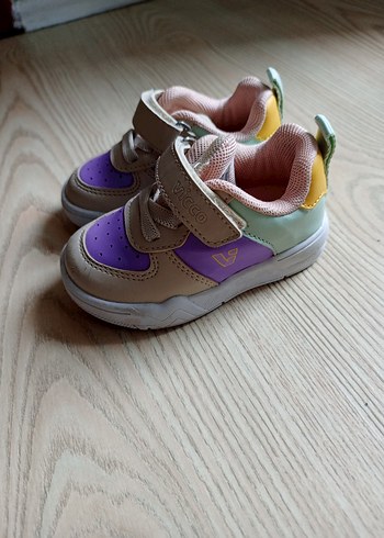 Kız Çocuk Çok Renkli Cırt Cırtlı Vicco Spor Ayakkabı - Görsel 3