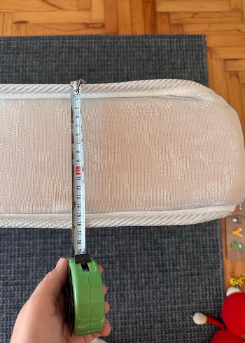 Gri Bebek Yatağı - Beyaz Kenarlı - Görsel 3