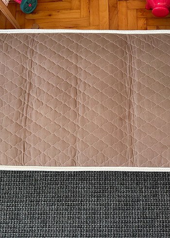 Gri Bebek Yatağı - Beyaz Kenarlı - Görsel 4