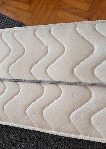 Gri Bebek Yatağı - Beyaz Kenarlı - Görsel 6