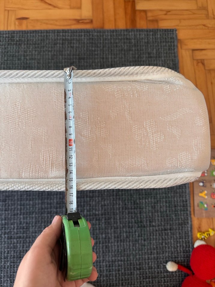 Gri Bebek Yatağı - Beyaz Kenarlı - Görsel 3