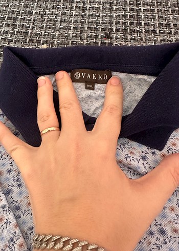 Erkek Baskılı Kısa Kollu Polo Tişört - Görsel 3