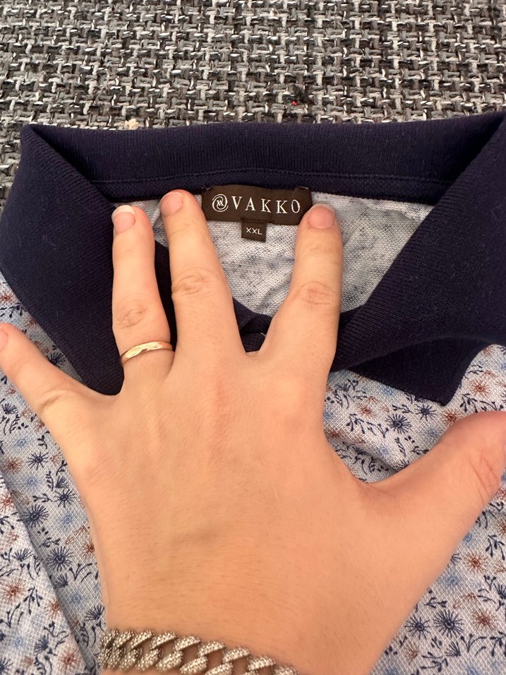 Erkek Baskılı Kısa Kollu Polo Tişört - Görsel 3