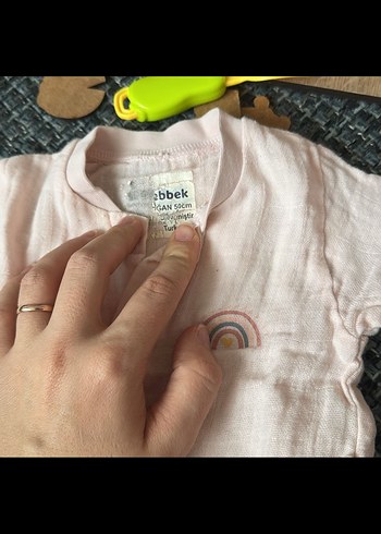 Bebek Kız Kısa Kollu Pastel Takım - Görsel 4