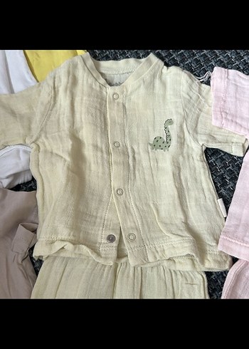 Bebek Kız Kısa Kollu Pastel Takım - Görsel 3