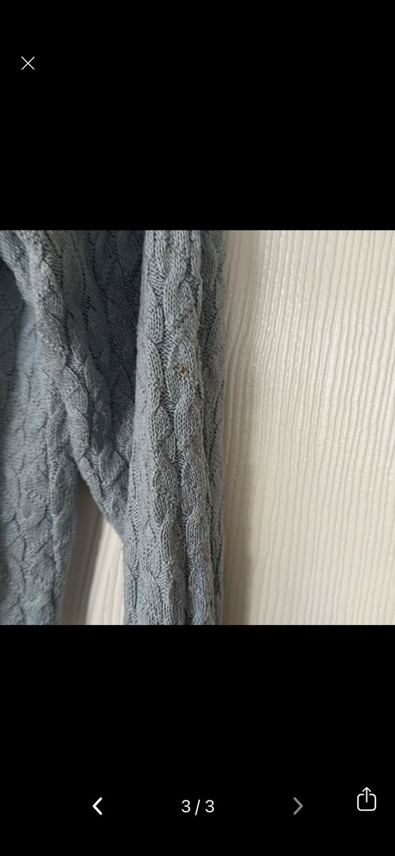 Gri Örgü Kadın Kazak - Görsel 3