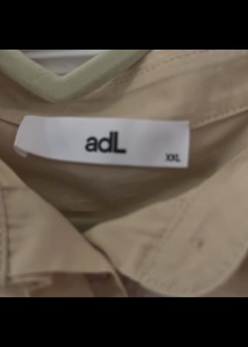 Bej Keten Mini Uzun Kollu Gömlek - Görsel 4