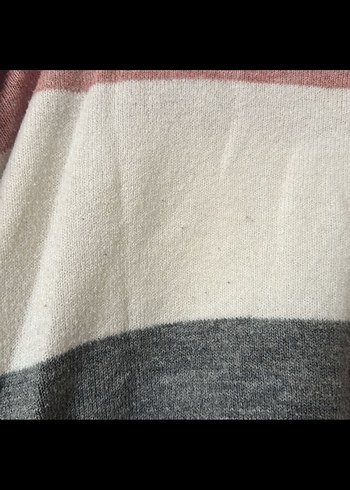 Kadın Renk Bloklu Triko Kazak - Görsel 2