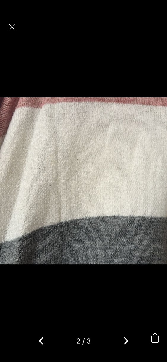 Kadın Renk Bloklu Triko Kazak - Görsel 2