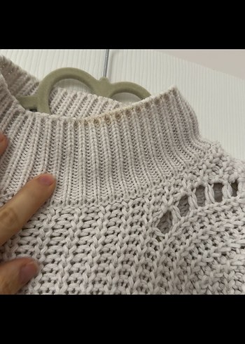 Bej Kadın Balıkçı Yaka Örgü Kazak - Görsel 2