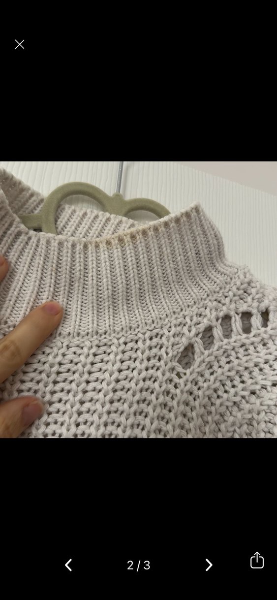 Bej Kadın Balıkçı Yaka Örgü Kazak - Görsel 2