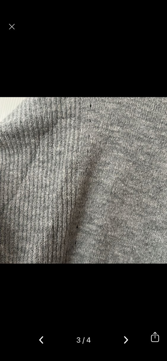 Gri Kadın Triko Uzun Kollu Kazak - Görsel 3