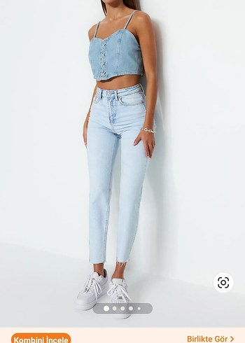 Trendyol & Milla Mavi Tie-Dye Denim Jean