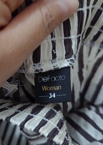 Çizgili Çok Renkli pantolon - Görsel 4