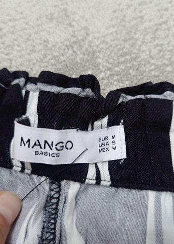 m Beden lacivert Renk Lacivert Çizgili Kadın Bol Kesim Kumaş Pantolon