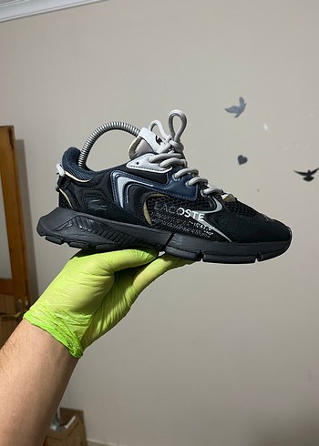 Lacoste Siyah Desenli Spor Ayakkabı unisex orijinal 39.5