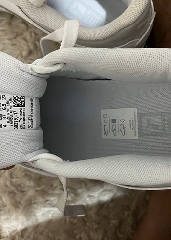 Puma Beyaz Platform Topuklu Kadın Spor Ayakkabı orjinal 37