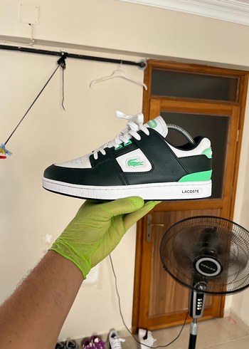 Lacoste Yeşil Siyah Erkek Spor Ayakkabı orijinal 44