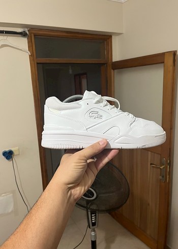 Beyaz Erkek Bağcıklı Spor Ayakkabı Lacoste 43