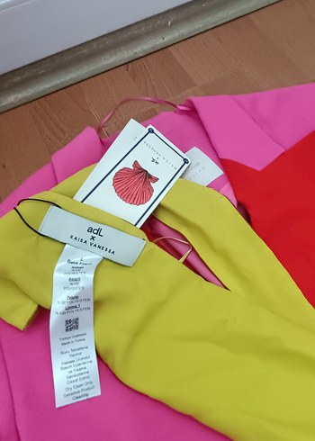 m Beden pembe Renk Düğmeli Pembe Midi Kadın Blazer Ceket