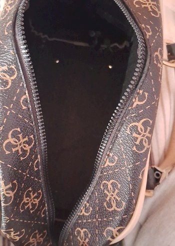 Guess Kadın Kahverengi Desenli Omuz Çantası - Görsel 3