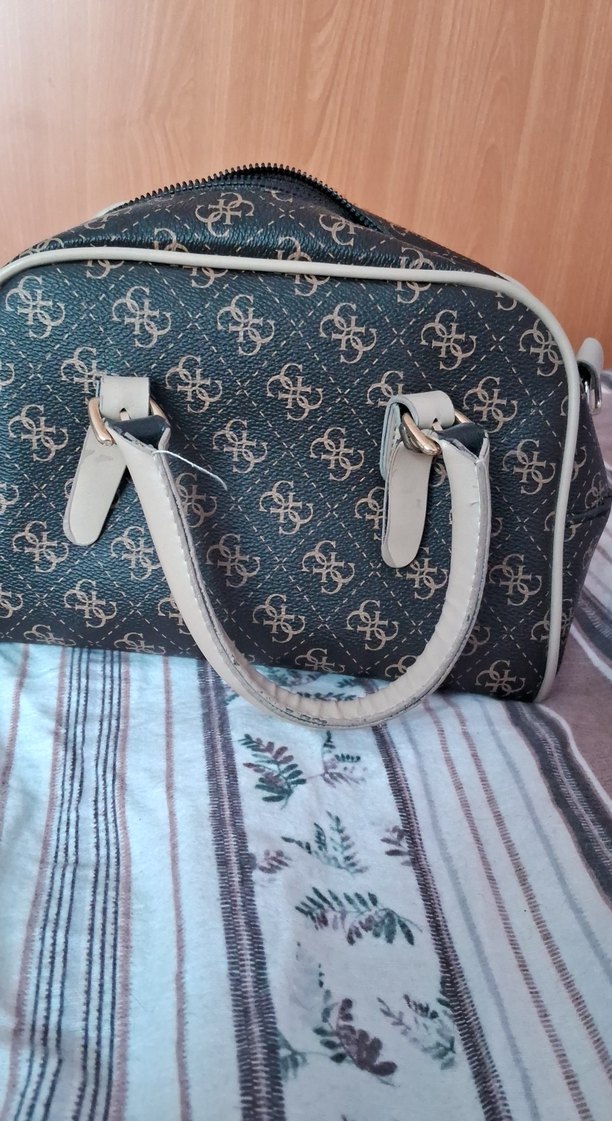 Guess Kadın Kahverengi Desenli Omuz Çantası - Görsel 2