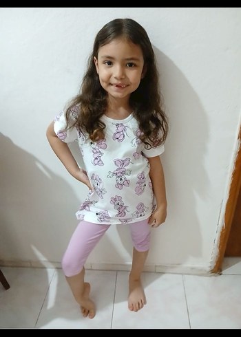 Kız Bebek Kısa Kollu Takım - Görsel 2